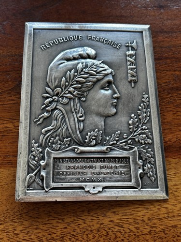Plaque médaille officier - médaille, d'officier