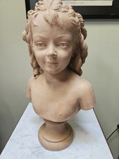 Buste terre cuite HOUDON