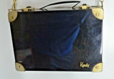 ANCIEN VALISE BOITE METAL CHAUSETTE KINDY RANGEMENT COUTURE LOISIR CREATIF 