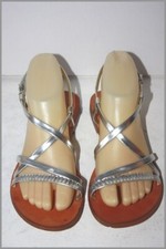 SAN MARINA  Sandales Lanières Synthétique Argenté  T 36 TTBE