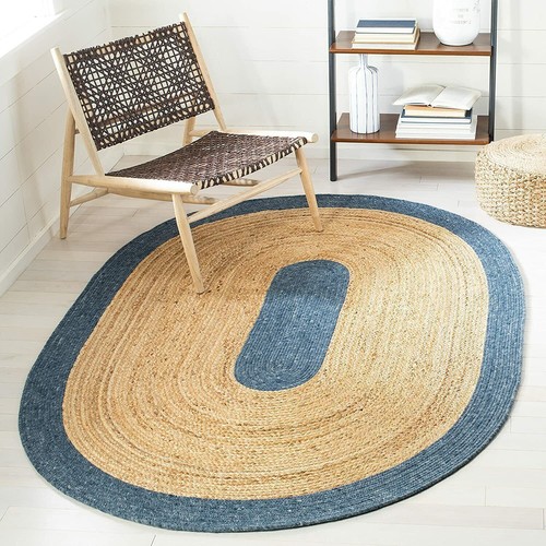 Tapis jute forme ovale - en,