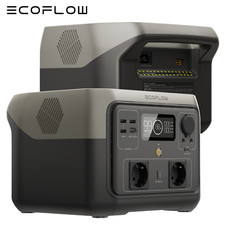 Ecoflow River 2 Max 512Wh 230V Générateur électrique Portable Station Solaire