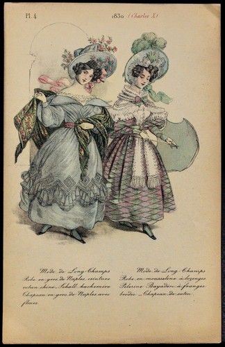 1900ca mode 1830 robes - -,