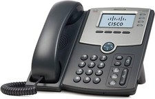 CISCO IP PHONE SPA 504G + Plantronics CS540 Casque DECT sans fil avec décrocheur