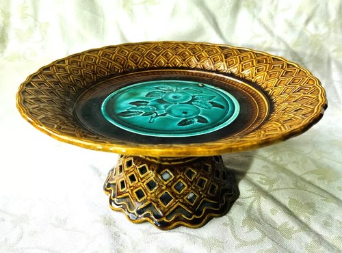 Ancienne coupe ajouree emaux - coupe,