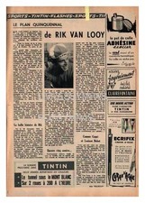 1961 DOCUMENT (ref Lim 655) SPORT  : CYCLISTE RIK VAN LOOY  1page