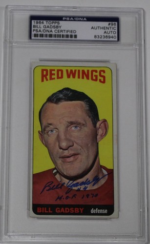 Bill gadsby signed - signed, 1964