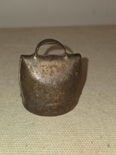 Petite cloche de vache rustique d'époque - Gravée "ANNECY"