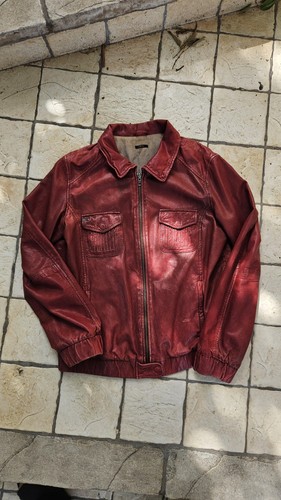 Veste cuir ikks - veste,