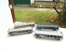 4 WAGONS PORTE VOITURES JOUEF