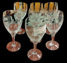Service 7 VERRES Pied Cristal Cisele LORRAINE 7VAIS 02/05