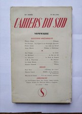 Cahiers Du Sud N° 295 Questions Rhétoriques (Ponge, Paulhan, Leyris, Masson...)