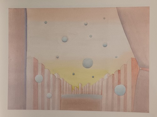 Reproduction une aquarelle - d'une,