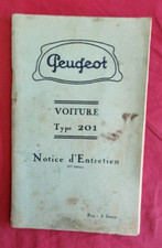 Peugeot 201 notice - 201, /
