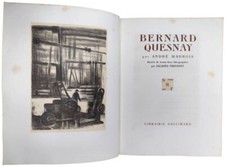 MAUROIS, André. Bernard Quesnay. 32 litho par Jacques THEVENET. ENVOI SIGNÉ
