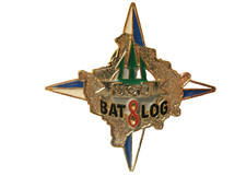 ANCIEN INSIGNE DU MATERIEL OPEX TRIDENT KFOR BATLOG 8 UCL FAB. SHELI