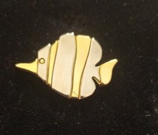 RARE PIN'S PINS  PECHE - FISCHING - ANIMAL - POISSON EXOTIQUE FISH DOUBLE MOULE 