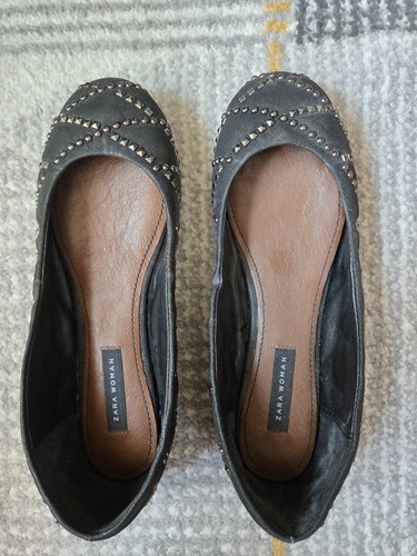 Ballerines cloutées cuir - cloutées,