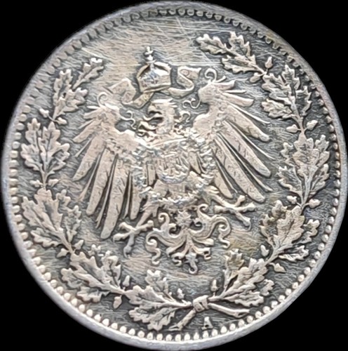 Allemagne mark 1919 - allemagne, 1/2