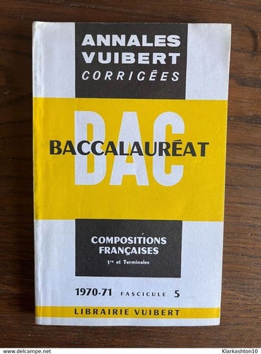 Annales vuibert corrigées - annales,