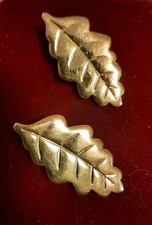 Boucles d'oreilles Inès de la Fressange Doré clipsVintage 