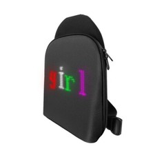 SAC À DOS LED INTELLIGENT – DIY ANIMATION, HOMME/FEMME, BANDOULIÈRE ??