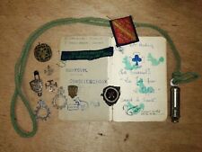 C1T1 SCOUTISME insignes SCOUTS  XI ème Strasbourg 1946 écureuil consciencieux 