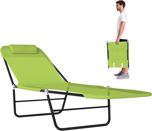 Folding chaise lounge chair - folding,
