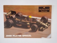Carte postale AYRTON SENNA F1 LOTUS RENAULT 1986 Formule 1 postcard cartolina