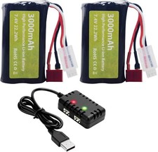 Lot batteries ion 7 4v - batteries, li-ion