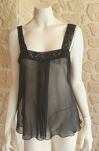 Chemise nuit noire neuve - chemise,