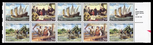 Usa 1992 mnh stamps - block,