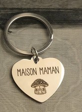 Porte clef Coeur "Maison