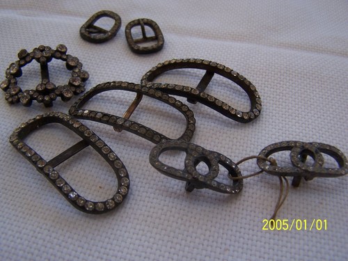 Lot anciennes boucles - boucles, de