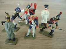 6 Soldats plomb STARLUX Armée Napoléon 44 47 50 56 58 64 bon état collection