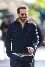 Veste chemise en daim bleu