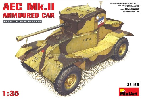 Miniart voiture blindée aec - miniart,