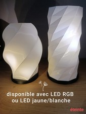 lampe imprimée en 3D local, écologique et personnalisable