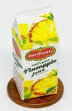 Poupées Maison Ananas Jus Grand Vide Fait Main Carton Miniature Cuisine Tumdee