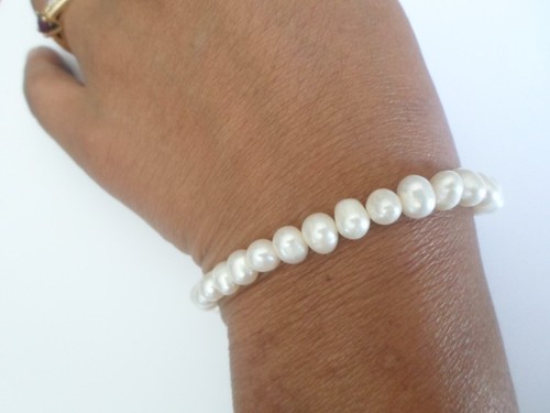 Bracelet argent massif - en,