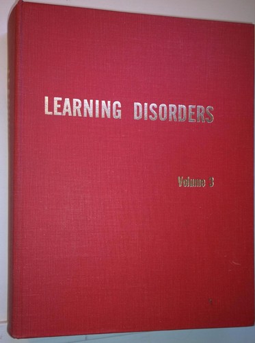 Learning disorders vol - learning, 3