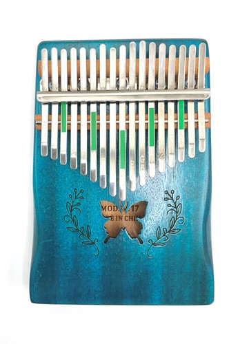 Key blue kalimba - 17,