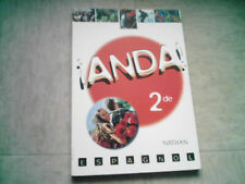 Livre scolaire anda espagnol  seconde 2de NATHAN  