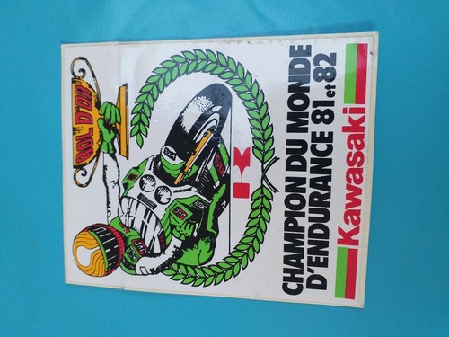 Ancien autocollant moto - ancien,