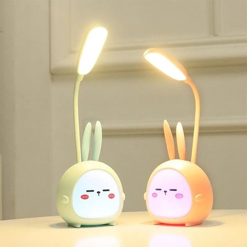 Lampe lapin verte usb - lapin,