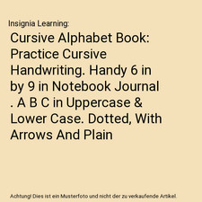 Cursive Alphabet Book