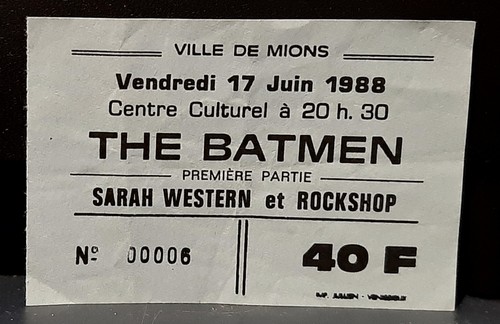 Ticket billet used place - used,