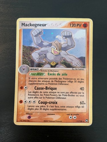 Carte pokémon mackogneur - pokémon,