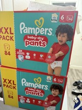 Pampers  taille 6(13-19) Kg  (2carton Pampers 168 Pièces Couches 56€