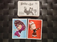 Lot de 63 stickers autocollants Masha et Michka moments de joie 2016 Panini
